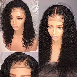 Brazilian Virgin Hair Remy Wigs Curly Lace Front Wig 100% Human 130%density for Black Women HD thin film swiss Pre Plucked DIVA1