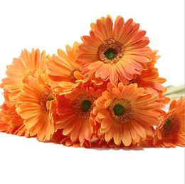 Single stem PU chrysanthemum Real touch artificial Daisy for wedding decorations artificial flowers PU Artitificial Gerbera