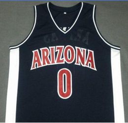 Donna-Uomo della gioventù # 0 Gilbert Arenas Arizona Wildcats College Basketball Jersey il formato S-6XL o su misura qualsiasi nome o numero di maglia