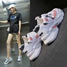 Ins Sneakers Woman 2019 Autumn Woman Shoes Joker Casual Shoes Exceed Fire Damp Shoes White