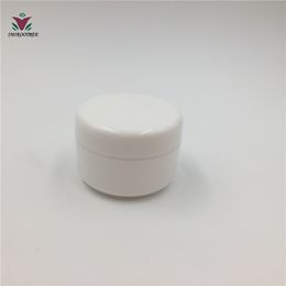 200pcs/lot 20g white pp cream bottle, 20g white small cosmestics container, samples cosmetic Packaging