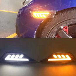 1 Pair LED Side Marker Lights Turn Signal Lamp Daytime Running Light DRL For HONDA CIVIC 2016 2017 2018 2019 2020 2021