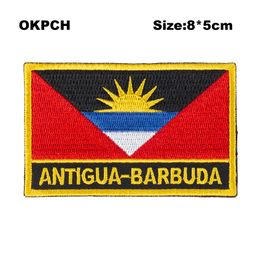 Free Shipping 8*5cm Antigua Shape Mexico Flag Embroidery Iron on Patch PT0016-R