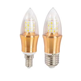 Hot Sale Smart Home Life 6w E27/E14 led candle bulb IR Remote Control /App Operate Dimmable Color-Adjustable Smart Lamp Small Night Light.