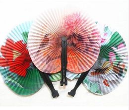 New Arrive Hioliday Sale Event Party Supplies Paper Hand Fan Wedding Decoration Sold by Santi