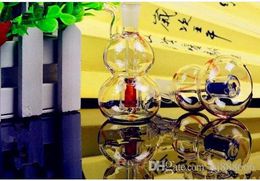 Pattern of Small Gourd Hookah ,Wholesale Bongs Oil Burner Pipes Water Pipes Glass Pipe Oil Rigs Smoking Free Shipping