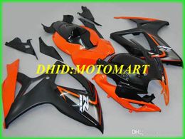 Motorcycle Fairing kit for SUZUKI GSXR600 750 K6 06 07 GSXR600 GSXR750 2006 2007 Red gloss black Fairings set+gifts SB25