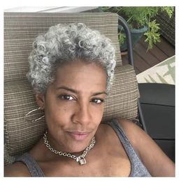Short Curly Silver Hair Nz Buy New Short Curly Silver Hair Online From Best Sellers Dhgate New Zealand