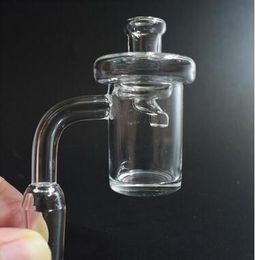 New 4mm XL Flat Top Quartz Banger 10mm 14mm 18mm Male Female Quartz Nail UFO Carb Cap For Glass Water Bongs Dab Rigs