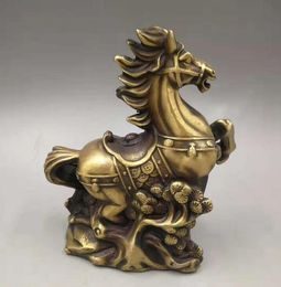 Horse to success horse decoration crafts home decoration ornament brass zodiac horse lucky pure copper zodiac office