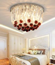 new design crystal ceiling lamp modern LED ceiling light Dia30cm 45cm lustre cristal bedroom hallway lights MYY