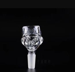 Cartoon transparent bubble glass bongs accessories   , Glass Smoking Pipes Colourful mini multi-colors Hand Pipes Best Spoon glas