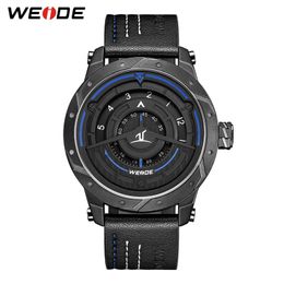 WEIDE Mens Sports Model Quartz Movement Leather Strap Band Wristwatch Relogio Masculino Army Military Clock Orologi Uomo Hour