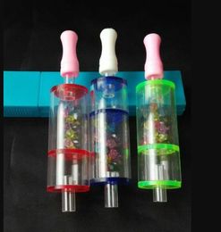 2017Acrylic filter glass bongs accessories   , Glass Smoking Pipes colorful mini multi-colors Hand Pipes Best Spoon glas