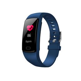 Braccialetti Y9 Bracciale intelligente Activity Tracker Fascia fitness Cardiofrequenzimetro Orologio da polso per pressione sanguigna per smartphone Smartband