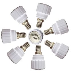 Freeshipping E14 to Gu10 Gu10 Lamp Holder to E14 Lamp Base converter lamp holder converter Ceramic material high quality CE Rohs