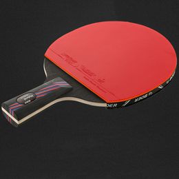 -Boer Tisch Tennisschläger Bat Professional Training + Bälle + Cover + Schutzfolie ShakeHand / PingHold Pingpong Supplies T200410