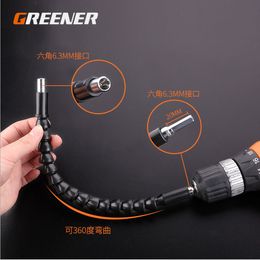 Universal soft shaft drill accessories universal joint rod extension rod hose connection shaft flashlight turn drill universal head