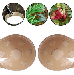 Hot Push Up Bra Strapless Invisible Bra Self Adhesive Silicone Nipple Cover Stickers Rabbit Ear Chest-lifting Stickers Lifting Chest Stick