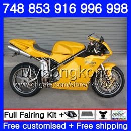 Kit For DUCATI 748 853 916 996 998 S R 94 95 96 97 98 327HM.22 748S 853S 916R 996R 998S 748R Stock yellow 1994 1995 1996 1997 1998 Fairing