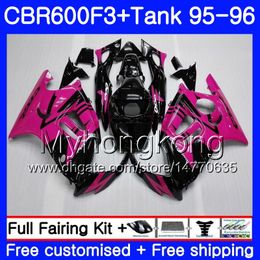 +Tank For HONDA CBR600FS CBR600RR CBR600 F3 Rose black factory 1995 1996 Body 289HM.66 CBR 600 F3 FS CBR 600F3 95 96 CBR600F3 95 96 Fairing