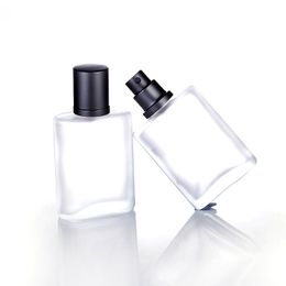Hottest Sale 30ml Frosted Clear Glass Spray Bottles Wholesale Essential Oils Bottle For Cosmetics Perfume In stock
