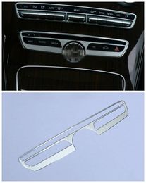 Aluminum Console Centre Switch Button Cover Trim For Benz C-Class W205 2014-2018