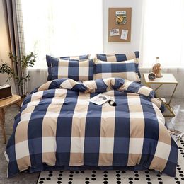 Designer cama consoladores conjuntos 100% boa qualidade cetim seda conjuntos de cama plana 4 pçs capa edredão folha plana fronha255y