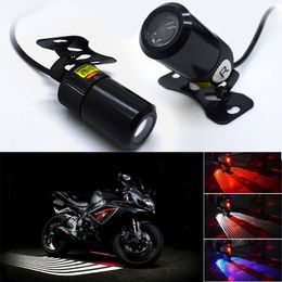 red leds lights Canada - Motorcycle LED Lights Car Welcome Light Motor Chassises Modified Lamp SUV White Red Blue Projector Chassis Decor Motors Lighting Accessories