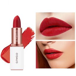 O.TWO.O 12 Colours Velvet Lipstick Moisturiser Long Lasting Makeup Waterproof Pigments Matte Lipsticks 144 pcs/lot DHL