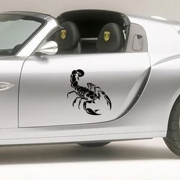 40x39cm Personalized Car Stickers Creative DIY Cover Scratch Car Stickers Scorpion PVC Removable Waterproof