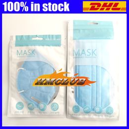 OPP Bags For Disposable Zip Lock Face Mask bags 3-Ply Protective Non-woven Elastic Mouth Soft Breathable Hygiene Safety Face Mask bag HOT