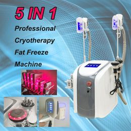 Two Handles Cryolipolysis Fat Freezing Cryo Shape Vacuum Body Slimming Machine With 650nm Lipo Laser Cavitation RF For Salon