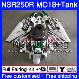 Body For HONDA NSR 250 R MC18 PGM2 NSR 250R NS250 NSR250R 88 89 white cowling hot 262HM.1 MC16 NSR250 R RR NSR250RR 1988 1989 88 89 Fairing