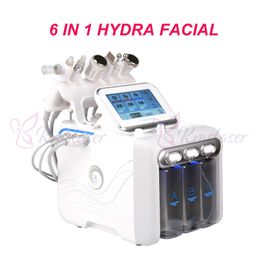 New 6 in 1 Hydro Dermabrasion Water Peeling Deep Cleansing BIO Lifting RF Skin Rejuvenation Cold Hammer Spa Facial Machine Home Use