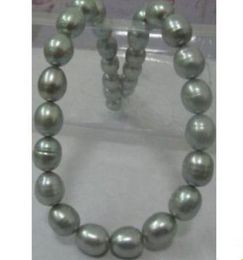 Naturel 9-10 mm Blanc irrégulier RÉEL BAROQUE PERLE Collier 18/" 18KGP Fermoir