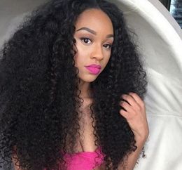 2022 new Arrival Natural Glueless Full Lace Human Hair Wigs For Black Women Brazilian Kinky Curly Wig Lace Front