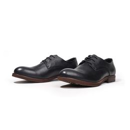 Leather Handmade Genuine Mens Dress Bury Cap Toe Lace Up Oxfords Wedding Office Business Formal Shoes for Men E eaf