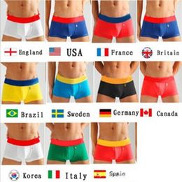 Super Soft Ice Silk Swim Briefs Mens Low-Rise Bikini Underwear 9023