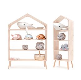 Children Cabinets Ins Nordic children's clothing store shelf Bookshelf display racks toy storage rack