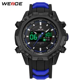 Weide Askeri Kuvars Dijital Oto Tarihi Erkekler Spor İzle Saat Silikon Kayış Saatler Relogio Masculino Montres Hommes Relojes