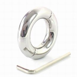 Metal Scrotum Pendant Ball Stretchers stainless steel Testis Weight penis Restraint cock Lock Ring adult sex toys
