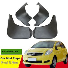 Tommia For Toyota Yaris Car Mud Flaps Splash Guard Mudguard Mudflaps 4pcs ABS Front & Rear Fender