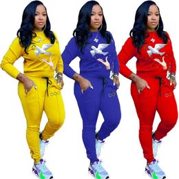 embroidered tracksuit womens