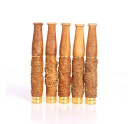 Wholesale of Whole Wood Carved Green Sandalwood Filter Tobacco Nozzles for Cleaning Tobacco Fittings