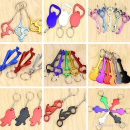 New 31 Styles fashion Wedding Supplies bottle opener key chain Simple and durable key chain beer bottle opener I188