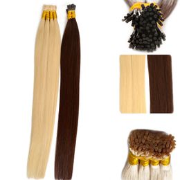 i tip human hair natural Colour 1b 14 16 18 20 22 24 inch malaysian straight keratin hair extensions 0 9g s180g one lot hair