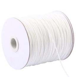 Wholesale 2mm Waxed Beading Thread 80 Meters/Roll Waxed Rope for DIY Fashion Jewelry Findings Necklace Rope Bead Fit Bracelet