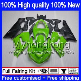 Body For KAWASAKI ZX-600 ZX 6R 600CC 6 R ZX636 2005 2006 210MY.5 New Stock green ZX-636 600 CC ZX6R 05 06 ZX600 ZX 636 ZX-6R 05 06 Fairing