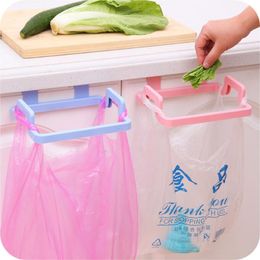 Plastic Hanging Trash Rack Kitchen Garbage Bag Holder Home Waste Accessories